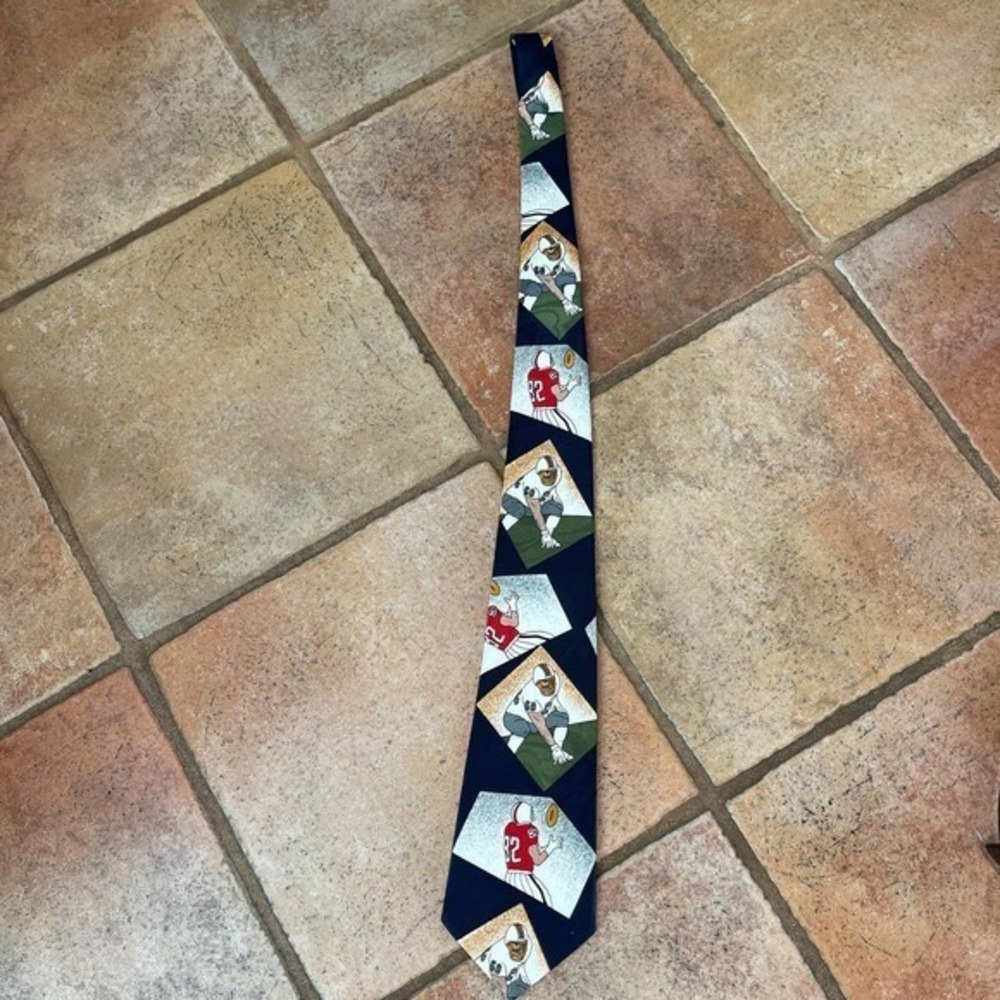 Renaissance handmade football player tie